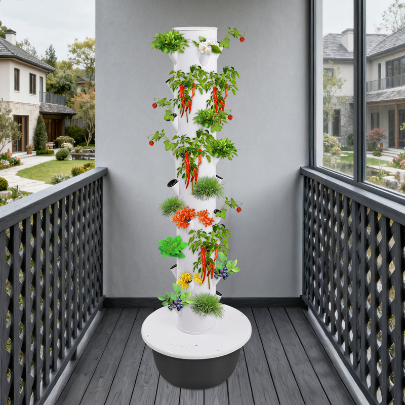 FRONG 9-Tier 36-Plant Spots Hydroponic Indoor Vertical Garden Kit